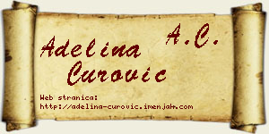 Adelina Čurović vizit kartica